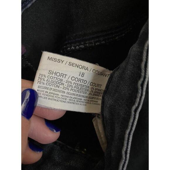 Gloria Vanderbilt Sadie Slim Jeans Sz.18 Short - Picture 5 of 5